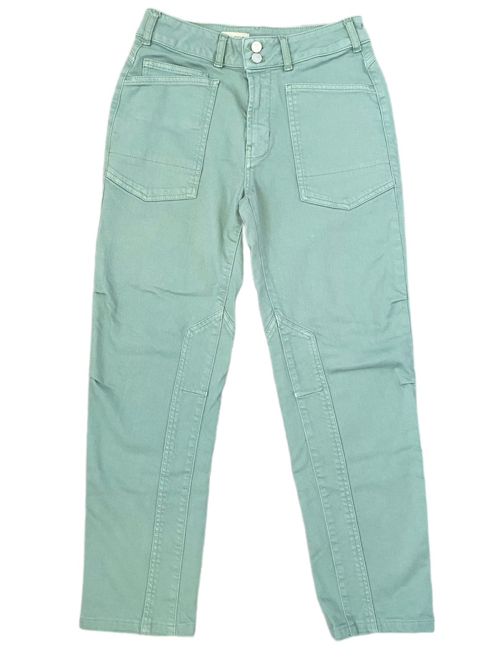 Anthropology Pilcro Light Green Stretch Riding Jeans Size 27